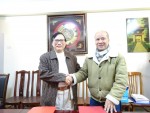Giám đốc Nguyễn Bá Diến và Viện trưởng Ngô Tự Lập