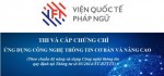 Thông báo lịch thi chứng chỉ Ứng dụng CNTT ngày 28/10/2018