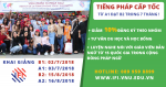 Lịch khai giảng lớp tiếng Pháp cấp tốc tháng 7/2018