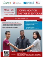 Admission to Master’s Program in Digital and Editorial Communication (European Degree)