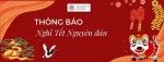 Thông báo lịch nghỉ Tết Nguyên đán năm 2021