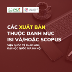 các xuất bản thuộc danh mục ISI vàhoặc SCOPUS