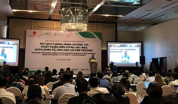 Hội thảo quốc tế “Du lịch thông minh: hướng tới phát triển bền vững, hài hòa giữa kinh tế, văn hóa và môi trường”, ngày 23/10 tại Hà Nội.