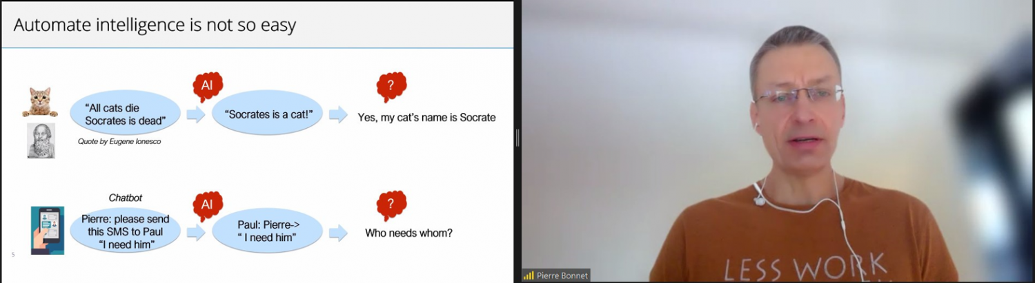 Ông Pierre Bonnet, Phó Giám đốc Sản phẩm và Kỹ thuật Việt Nam - Tập đoàn Phần mềm TIBCO, Chuyên gia về Quản lý dữ liệu và chiến lược Công nghệ thông tin với tham luận “Trí tuệ nhân tạo: Sự mở rộng hàng loạt của Nhân loại?” 