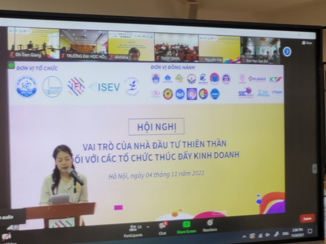 Hội nghị 'Vai trò của nhà đầu tư thiên thần đối với các tổ chức thúc đẩy kinh doanh' 