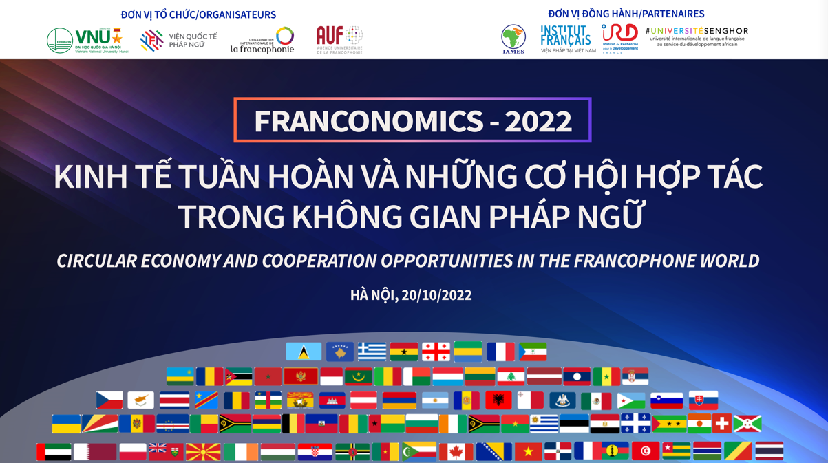 Press Release International Forum FRANCONOMICS IV 2022 Circular Economy and Cooperation Opportunities in Francophone Space